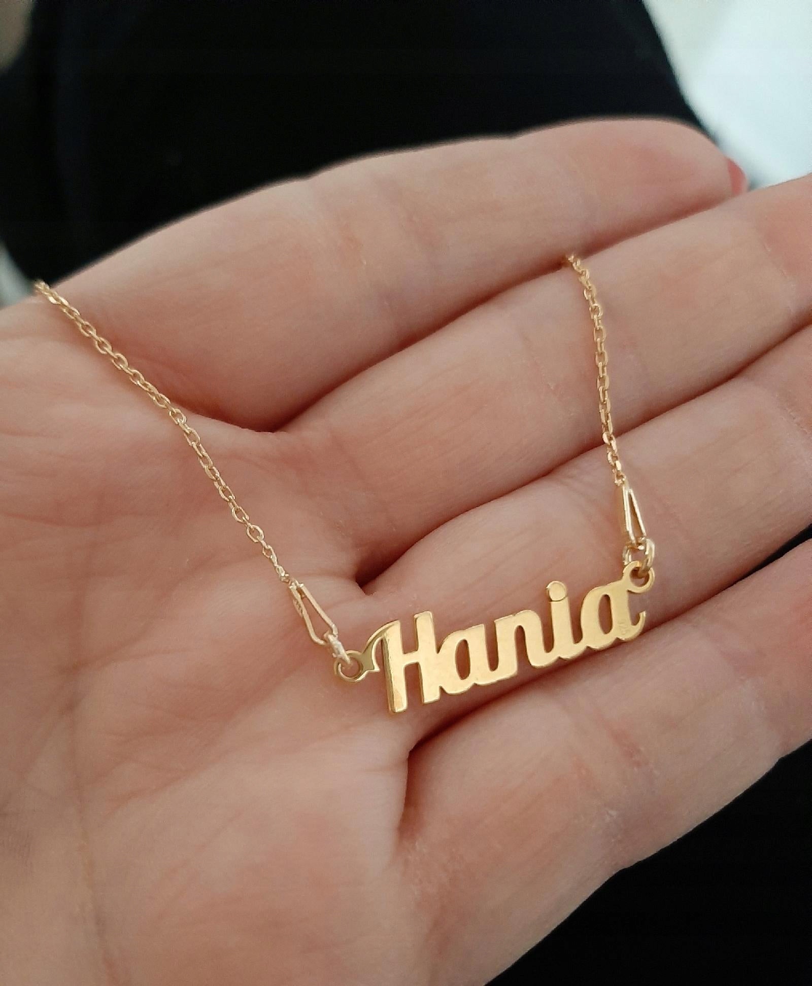 Naszyjnik z imieniem